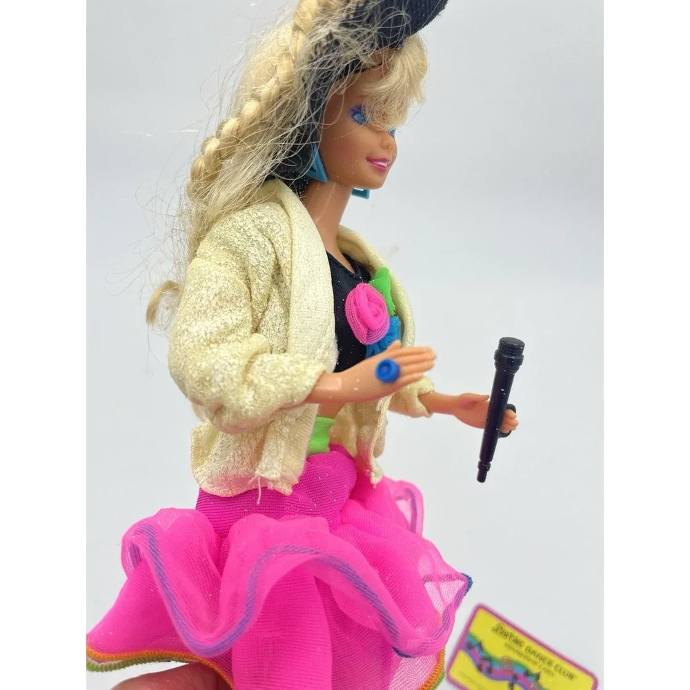 Vintage 1989‎ Mattel DANCE CLUB BARBIE Doll w Original Outfit & Accessories